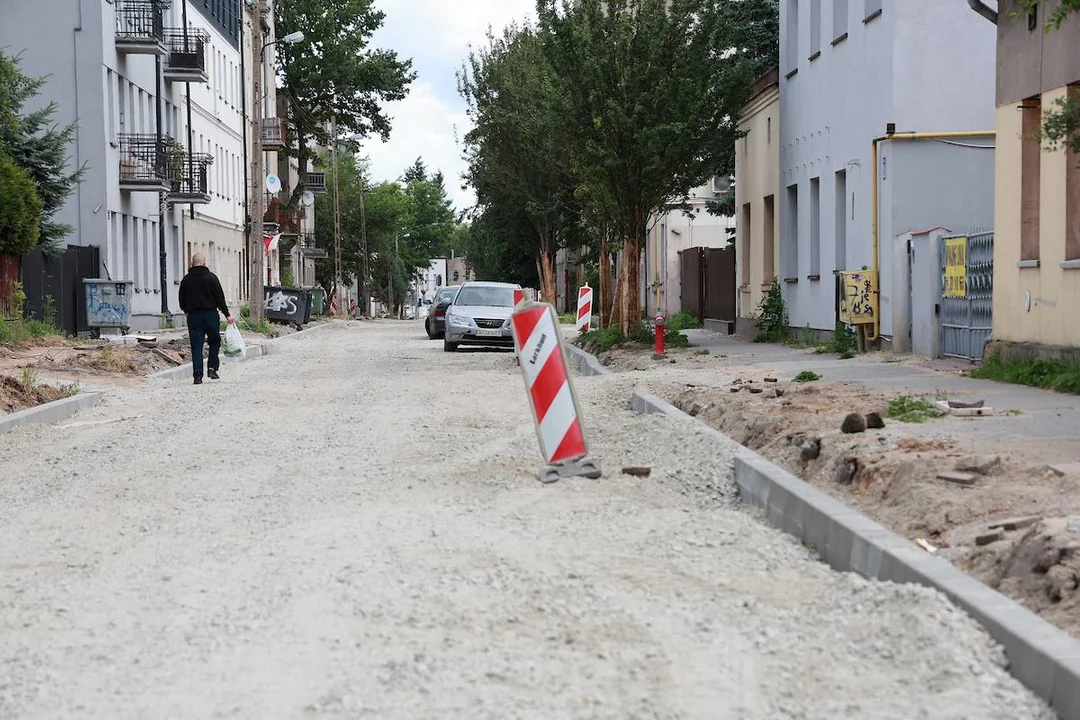 Remont ul. Piasecznej w Łodzi