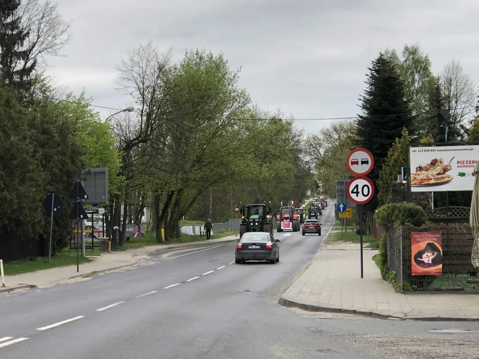 Protest rolników w Nowosolnej - 12.04.2024 r.