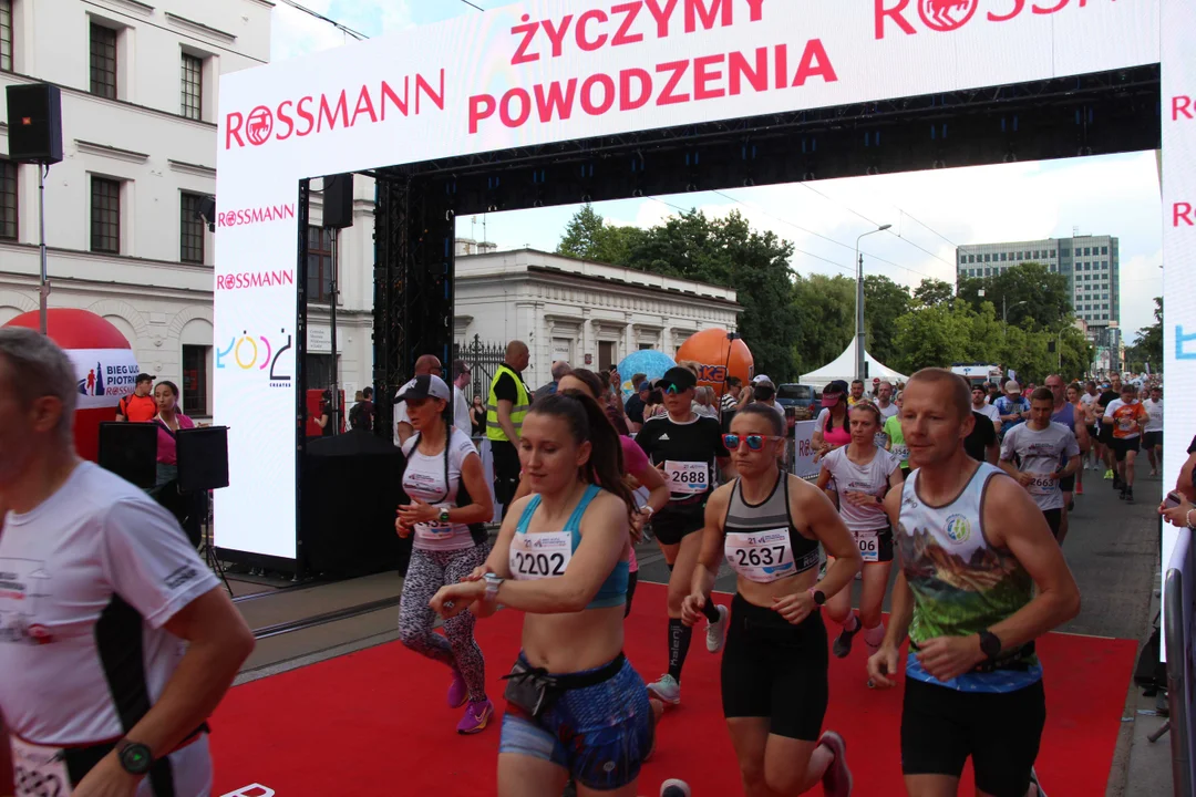 21. Bieg Ulicą Piotrkowską Rossmann Run w Łodzi