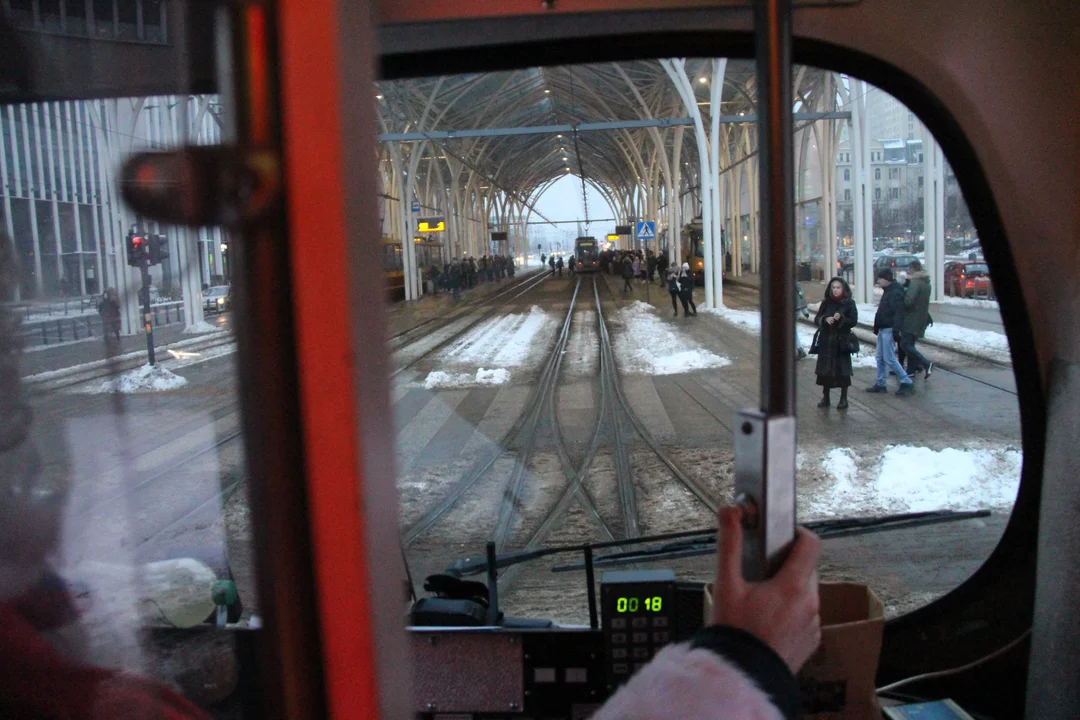 Mikołajkowy tramwaj MPK Łódź wyruszył na ulice Łodzi