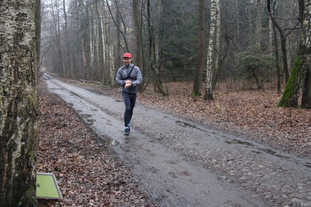 Walentynkowy parkrun w Lesie Łagiewnickim