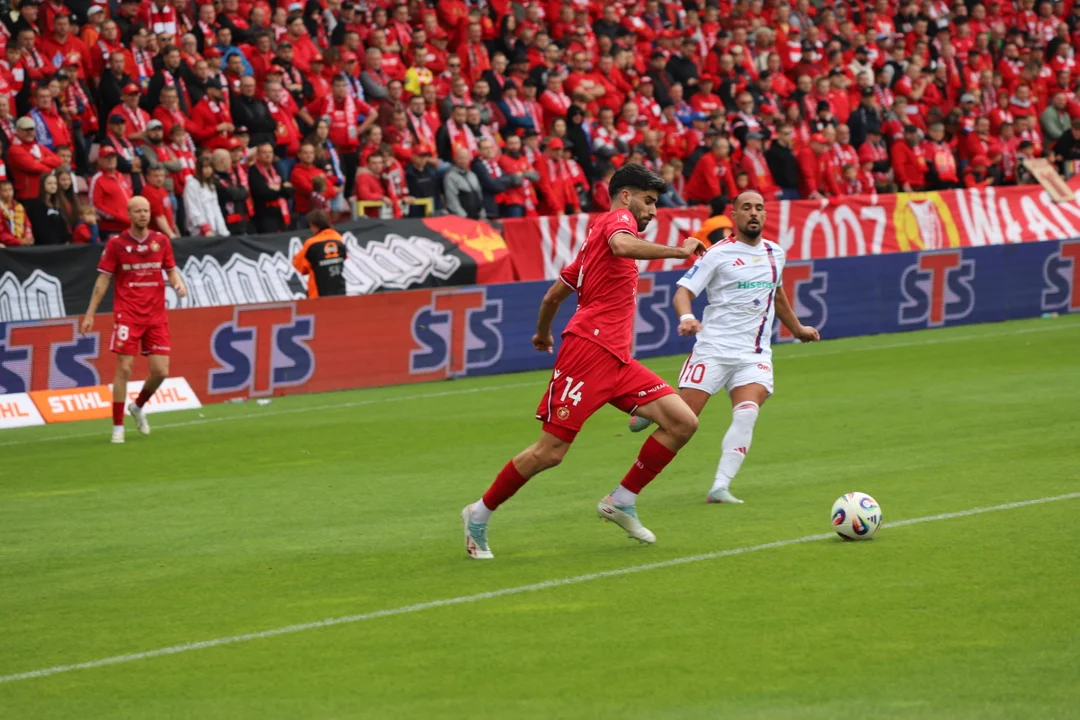 Mecz Widzew - Raków Częstochowa