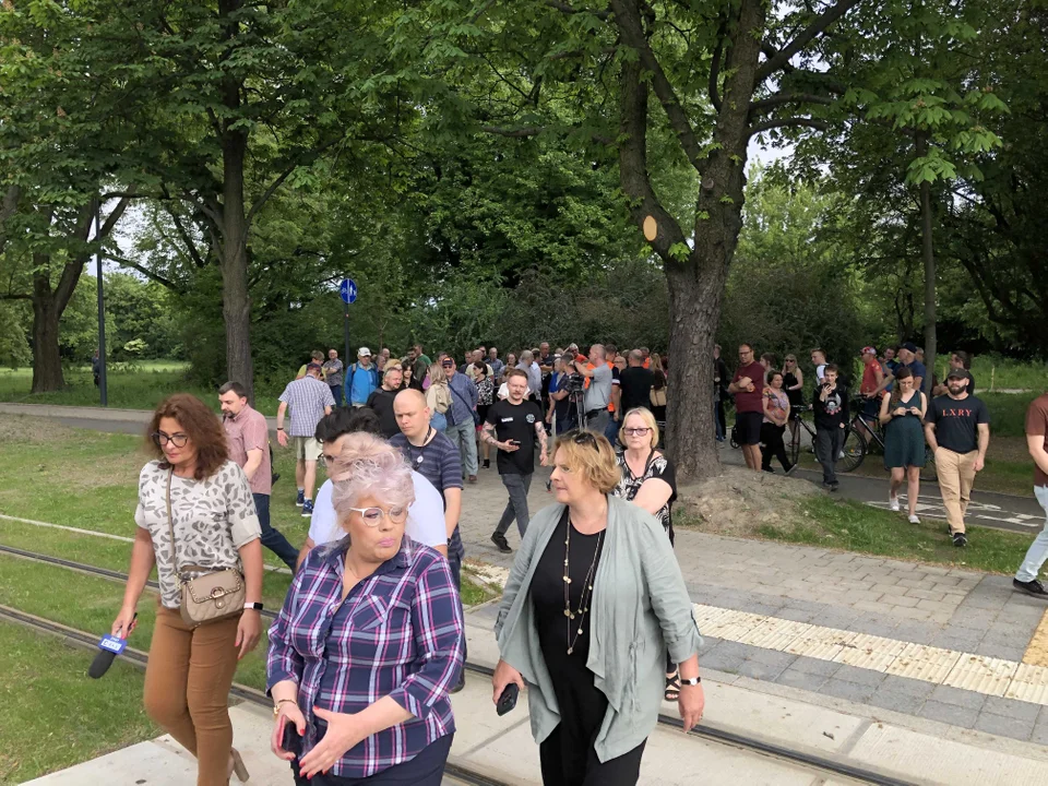 Społeczny odbiór inwestycji na ul. Wojska Polskiego w Łodzi