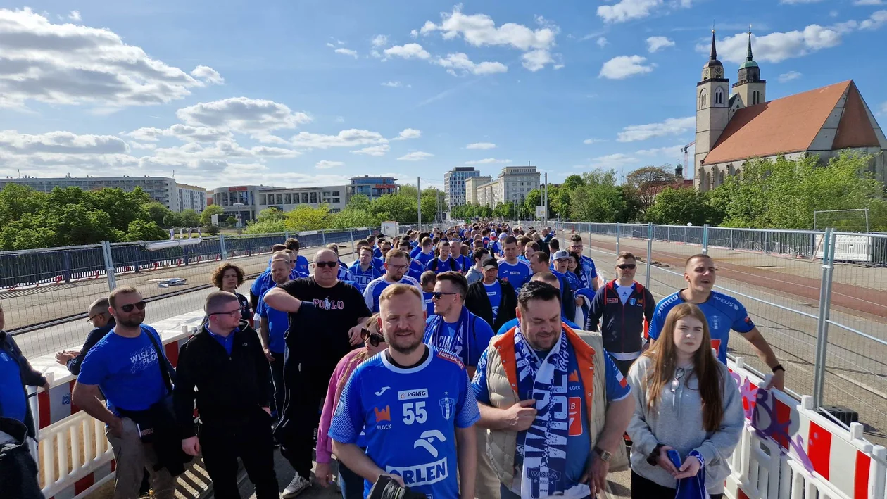 WalczyMY o Final4 Ligi Mistrzów! Magdeburg - ORLEN Wisła Płock. Kibice Wisły Płock ruszyli po marzenia [ZDJĘCIA] - Zdjęcie główne