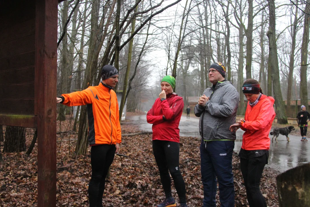 Walentynkowy parkrun w Lesie Łagiewnickim