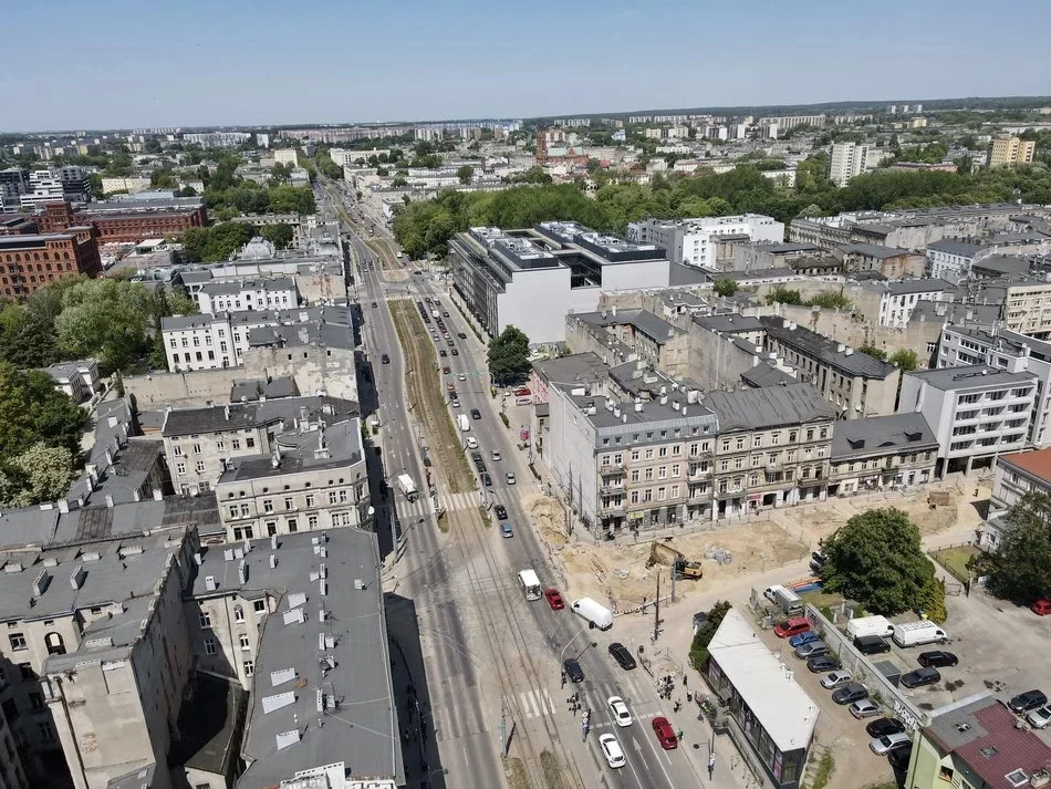 Trzy miesiące utrudnień na skrzyżowaniu w centrum Łodzi. Będą zmiany w kursowaniu MPK Łódź