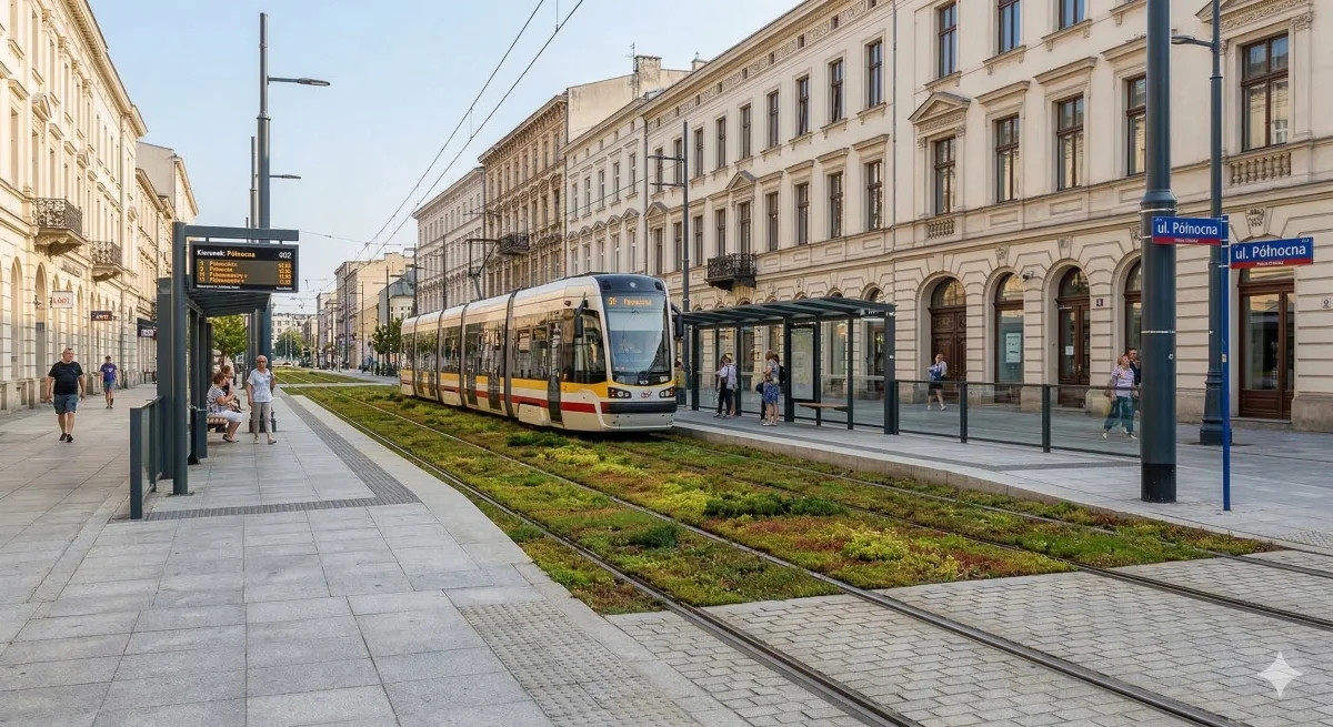 Łódzkie ulice według AI