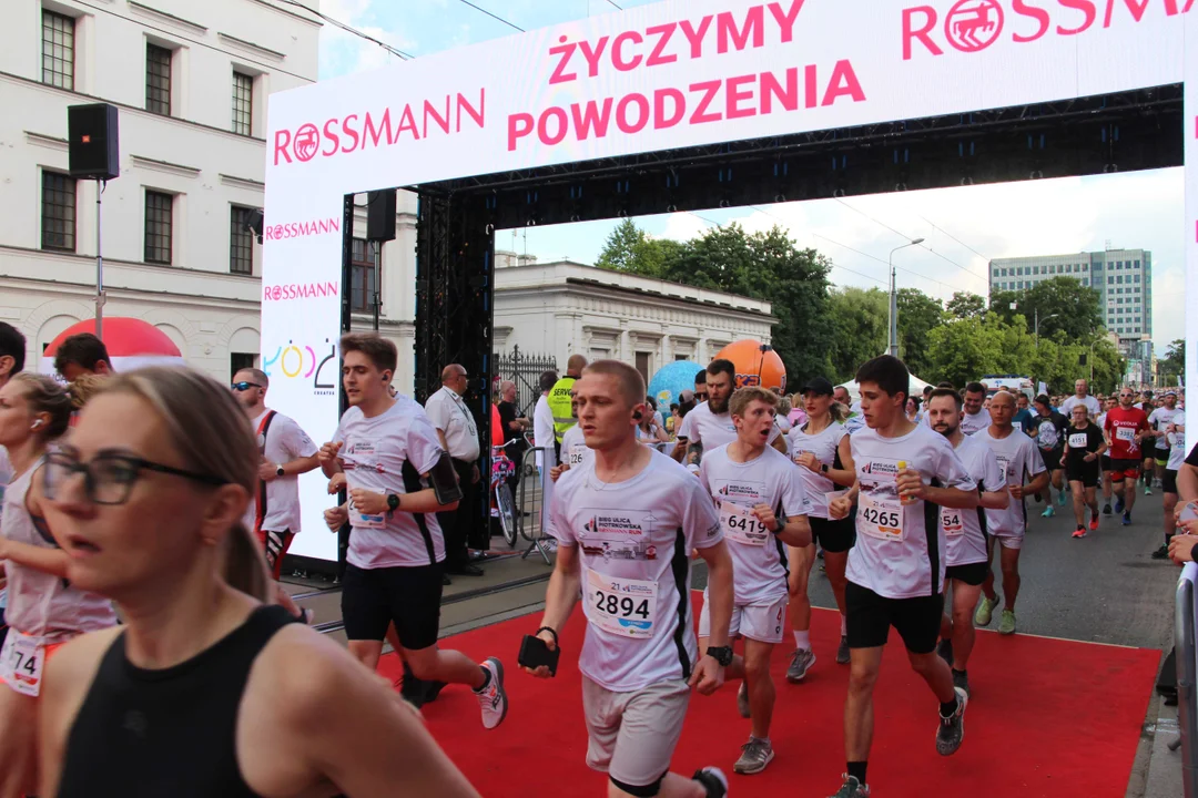 21. Bieg Ulicą Piotrkowską Rossmann Run w Łodzi