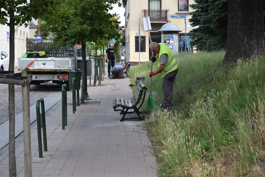 Znikające ławki. Straż Miejska w Zgierzu ubiegła złodziei [ZDJĘCIA] - Zdjęcie główne