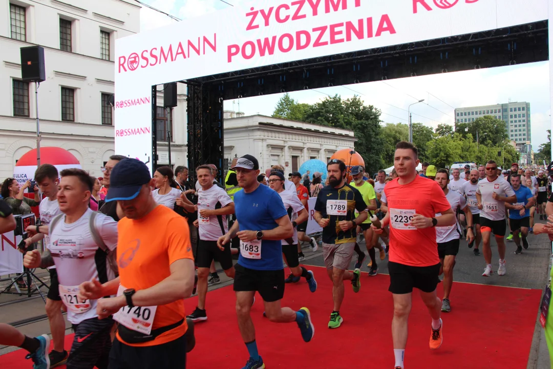 21. Bieg Ulicą Piotrkowską Rossmann Run w Łodzi