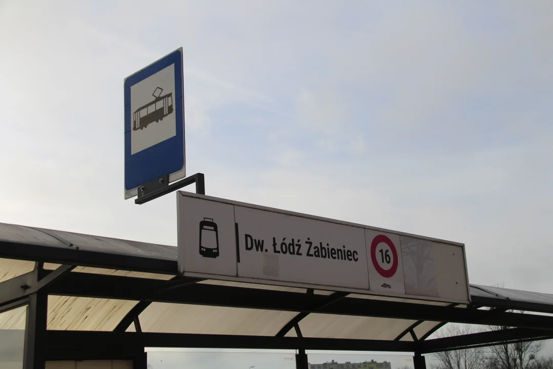 Krańcówka tramwajowa Łódź Żabieniec