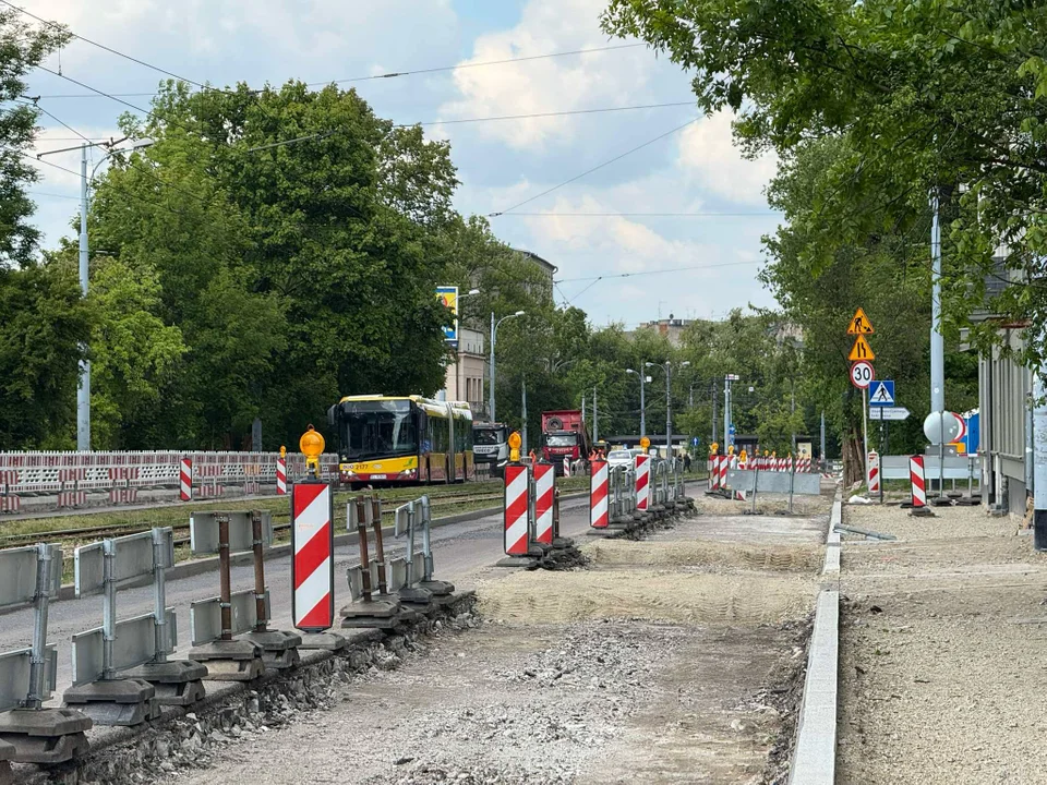 Remont ul. Pabianickiej w Łodzi