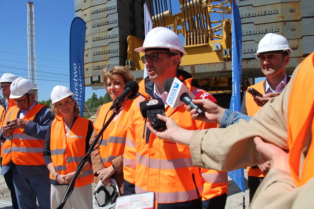 Trwa budowa tunelu kolejowego pod Łodzią - odcinek do przystanku Łódź Koziny