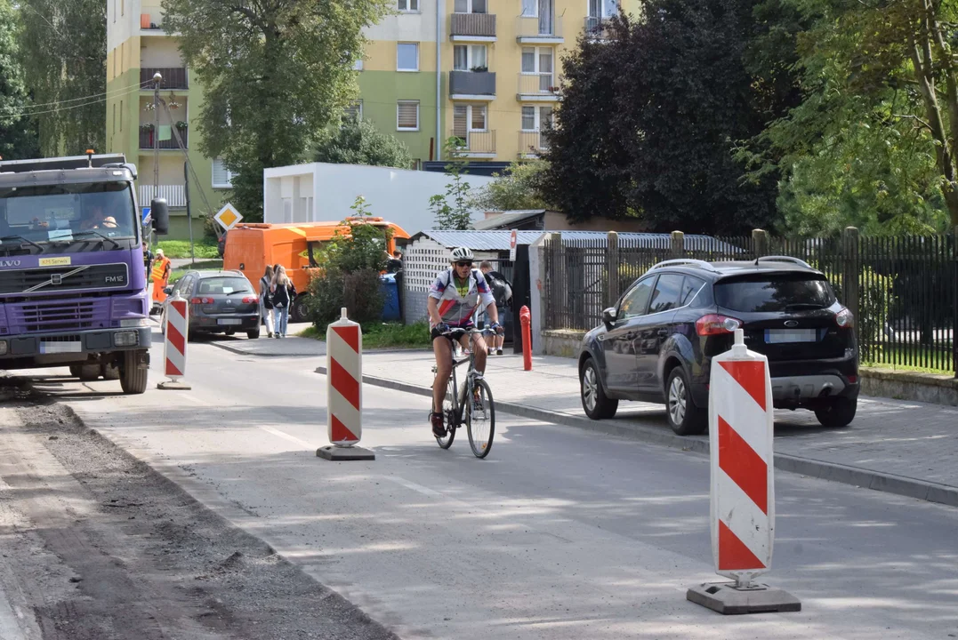 Wymiana nawierzchni na ulicy Rembowskiego