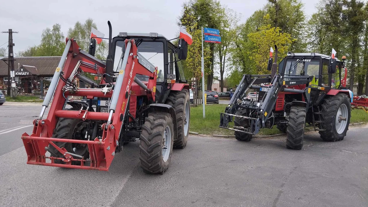 Protest rolników w Nowosolnej - 12.04.2024 r.