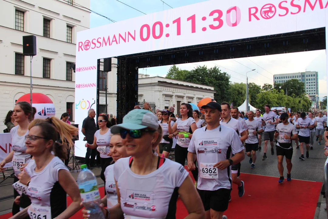 21. Bieg Ulicą Piotrkowską Rossmann Run w Łodzi