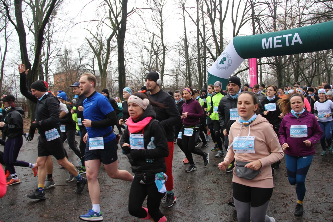 Pączek Run 2024 w parku Poniatowskiego w Łodzi