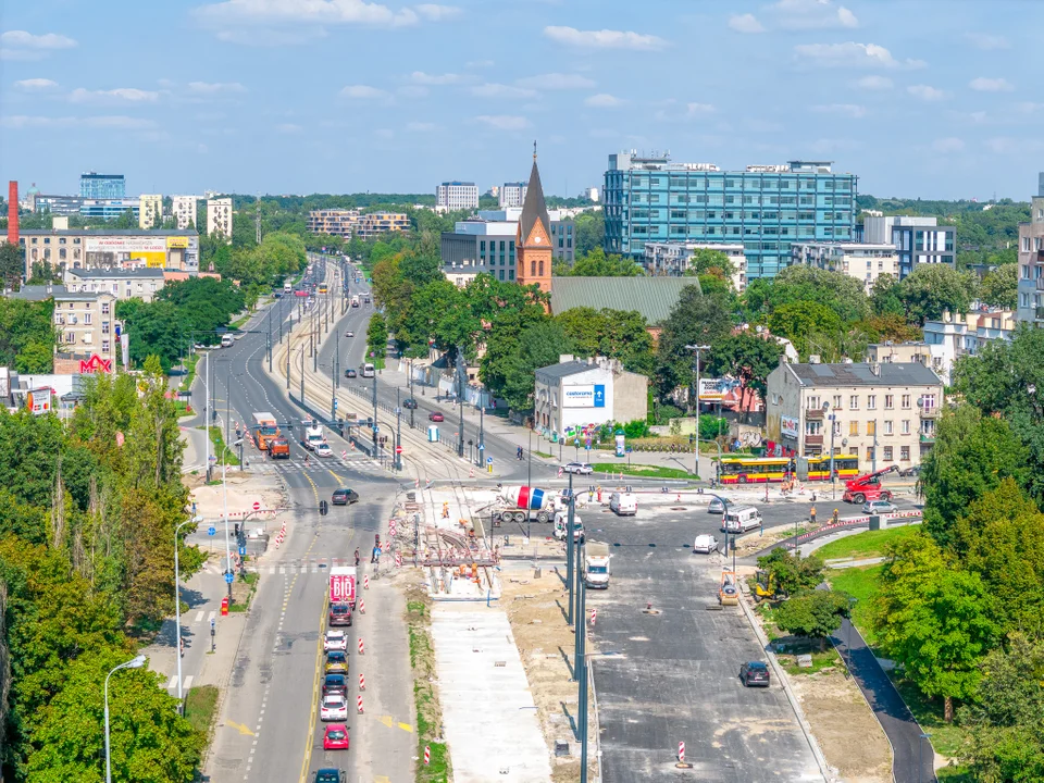 Przebudowa alei Śmigłego-Rydza w Łodzi