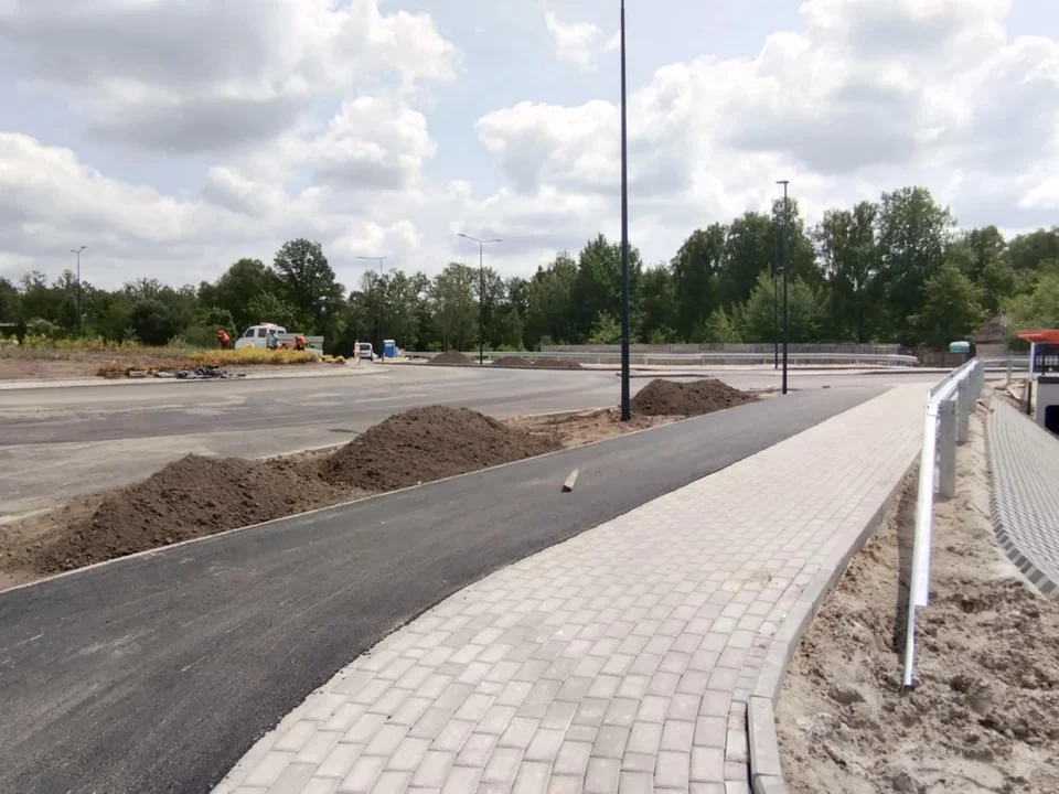 Szczecińska w Łodzi na finiszu