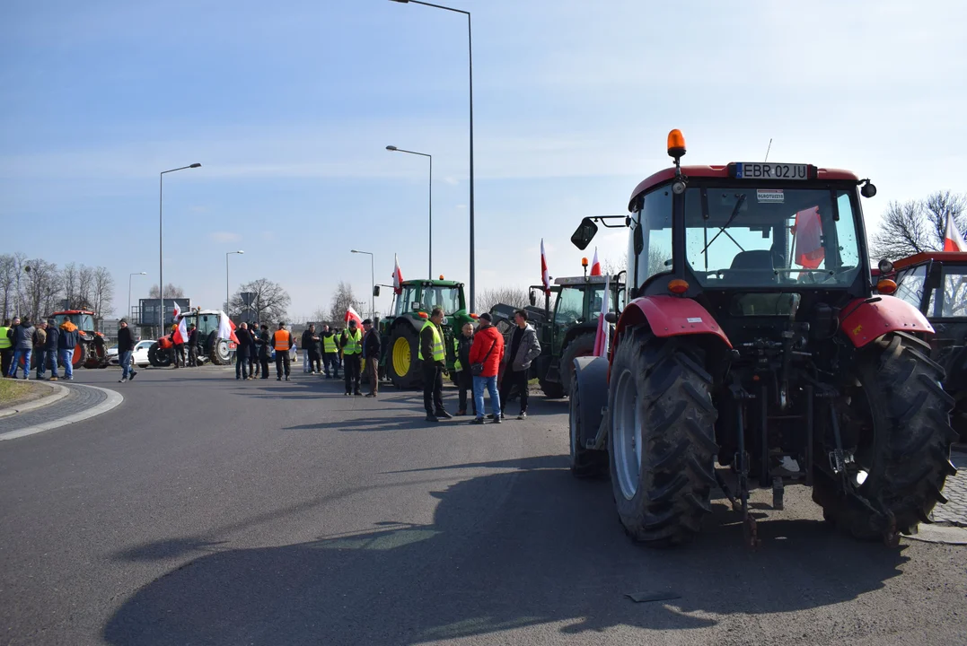 Protest rolników w Łódzkiem