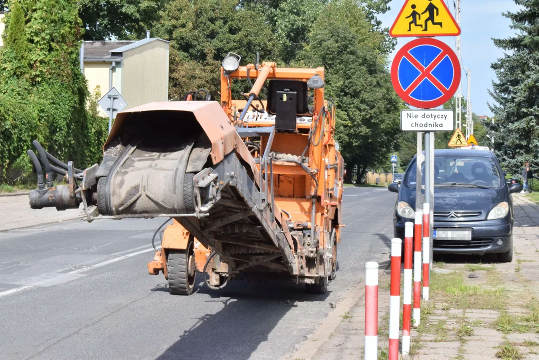 Wymiana nawierzchni na ulicy Rembowskiego