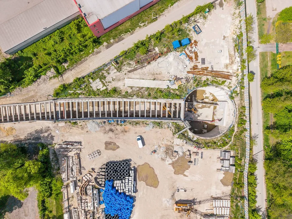 Tunel średnicowy w Łodzi – przystanek Koziny