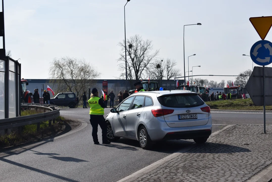 Protest rolników w Łódzkiem