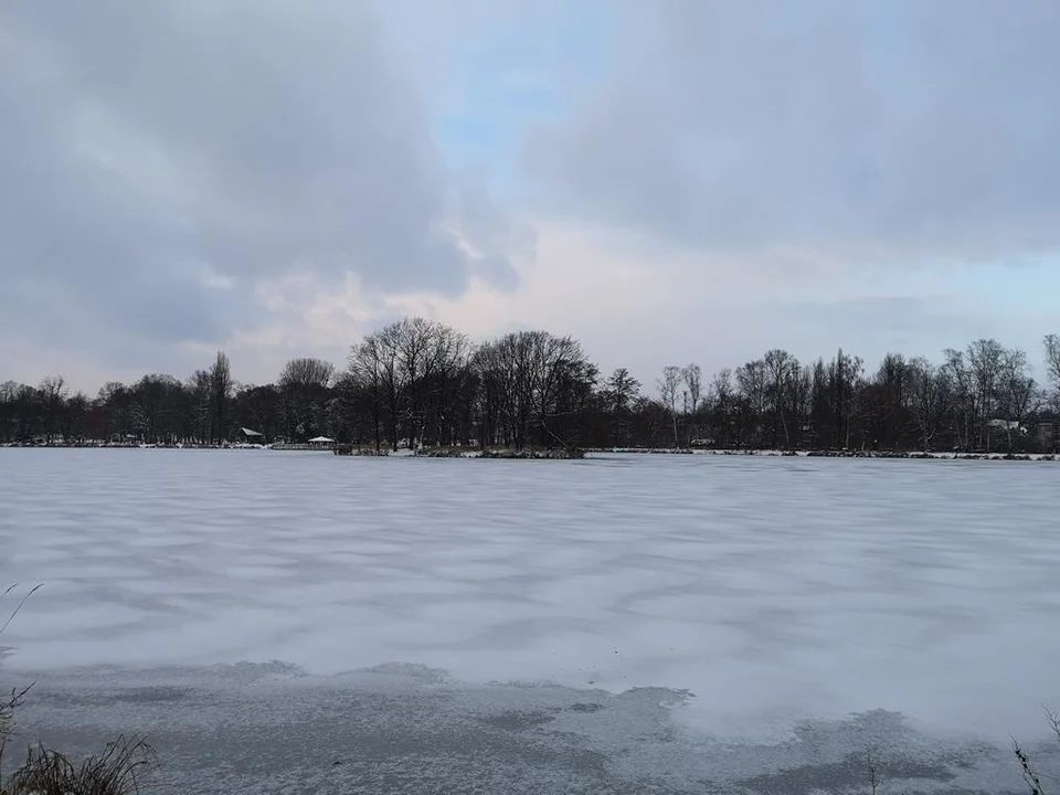 Zima zagościła w Parku Miejskim