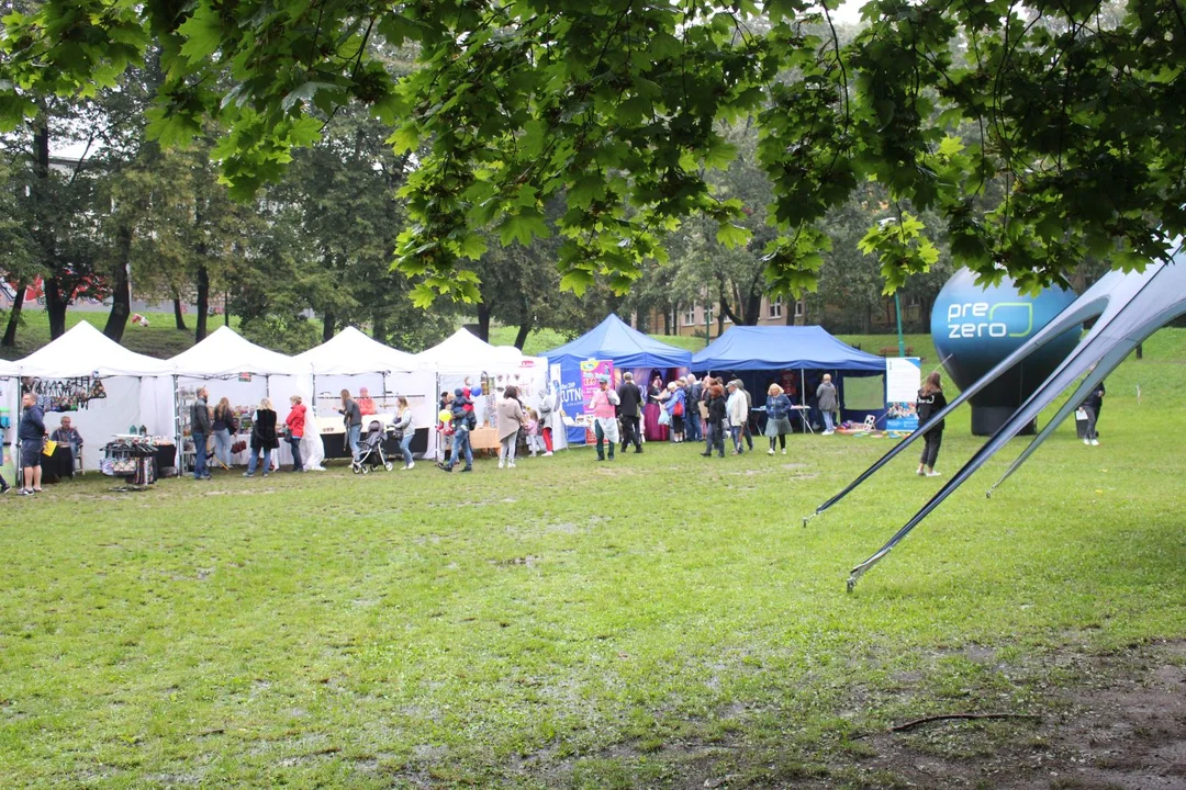 Trwa Święto Róży. Sporo osób odwiedza park Traugutta