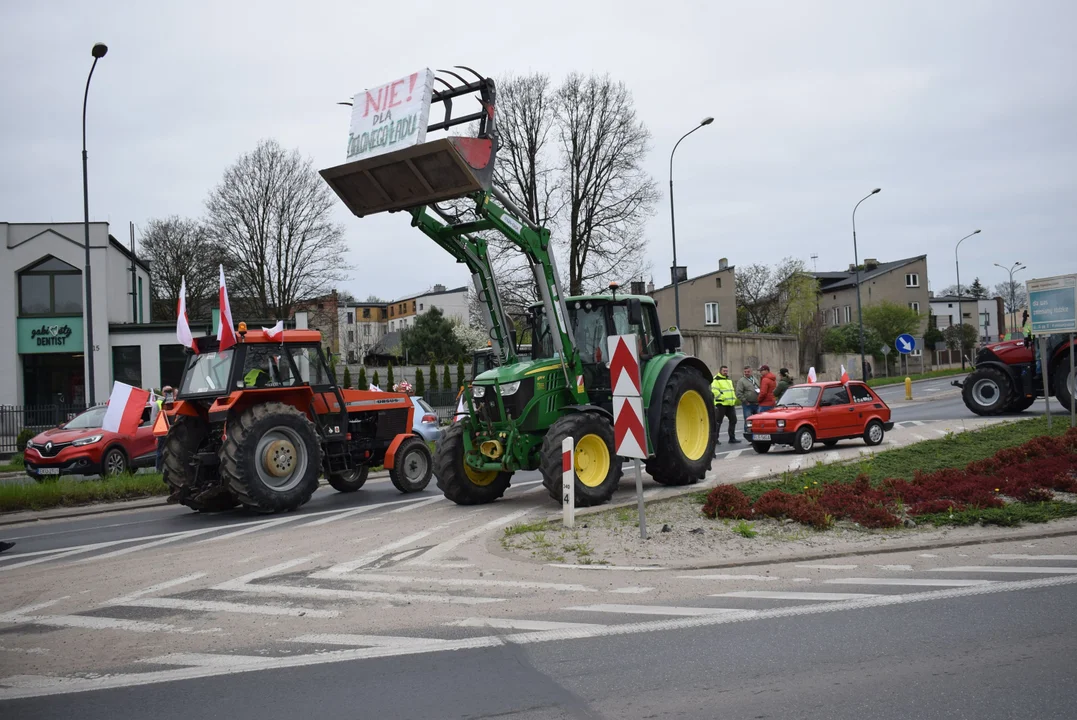 Rolnicy protestują w Zgierzu