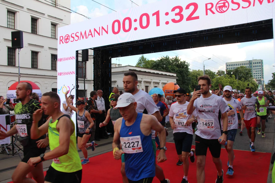 21. Bieg Ulicą Piotrkowską Rossmann Run w Łodzi