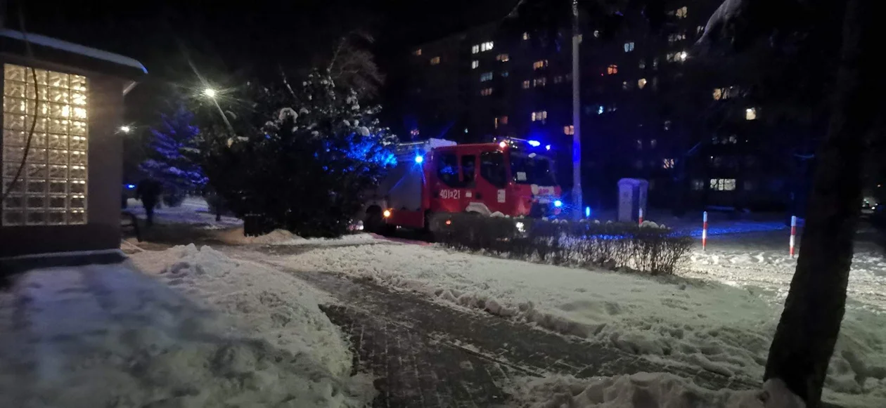 Służby na bełchatowskim osiedlu. W bloku roznosił się smród