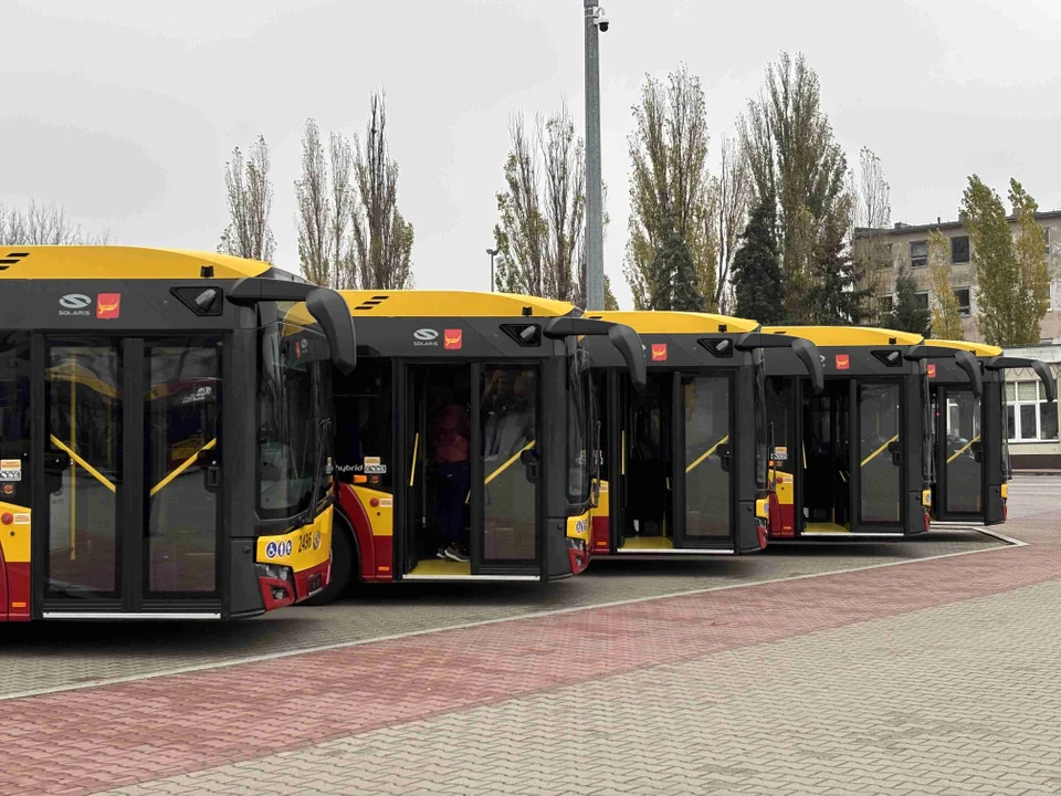 63 nowych autobusów hybrydowych przyjechało do MPK Łódź