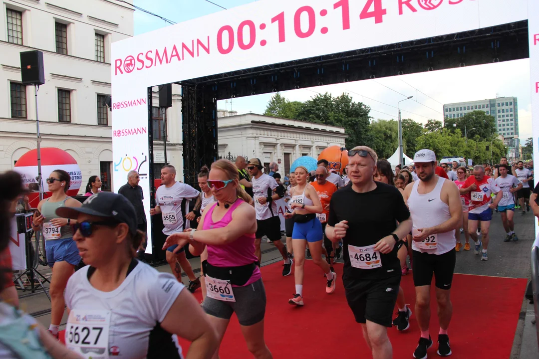 21. Bieg Ulicą Piotrkowską Rossmann Run w Łodzi