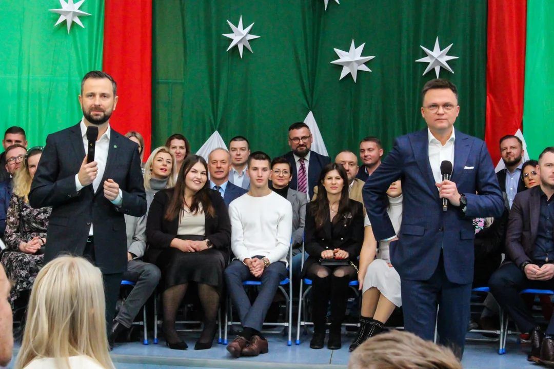 Władysław Kosiniak-Kamysz w Płocku. Niespodziewanym gościem Szymon Hołownia. Pójdą wspólnie do wyborów? [ZDJĘCIA] - Zdjęcie główne