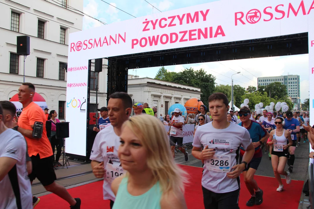 21. Bieg Ulicą Piotrkowską Rossmann Run w Łodzi