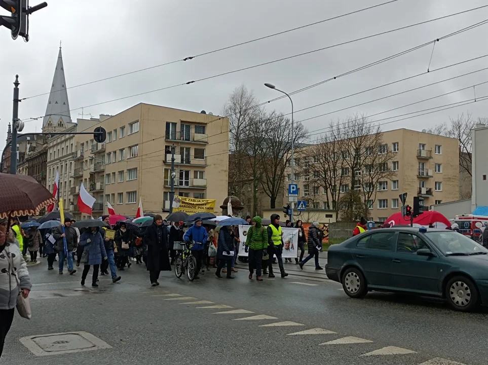 Marsz papieski w Łodzi. Setki łodzian ruszyło ulicami miasta [zdjęcia]