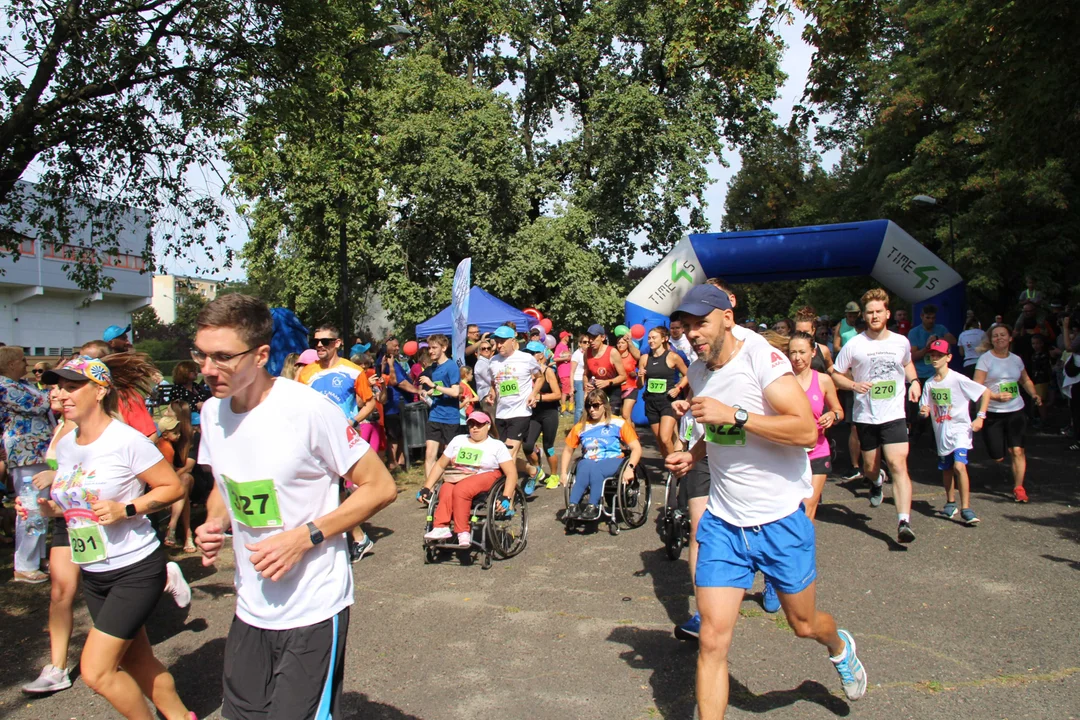 Bieg "Szczęśliwa 13" w parku Baden-Powella w Łodzi