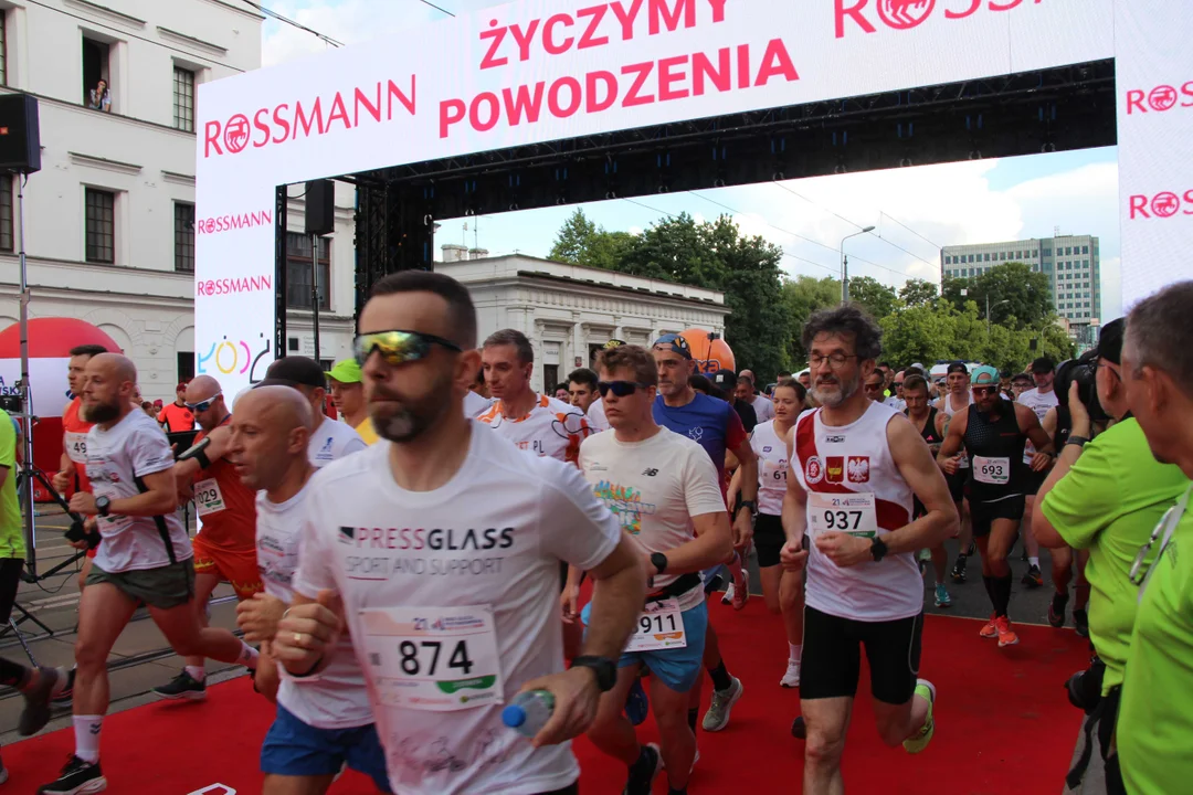 21. Bieg Ulicą Piotrkowską Rossmann Run w Łodzi