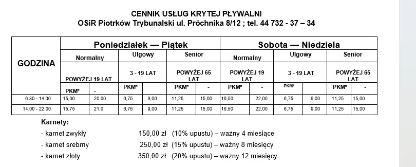 basen w Piotrkowie otwarty