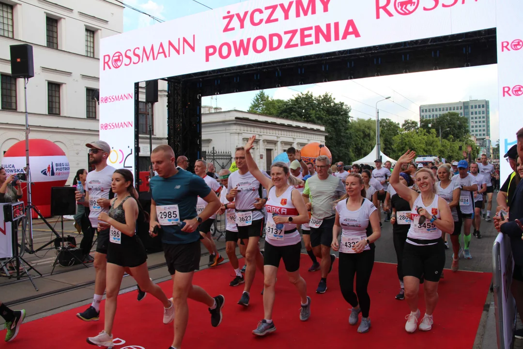 21. Bieg Ulicą Piotrkowską Rossmann Run w Łodzi