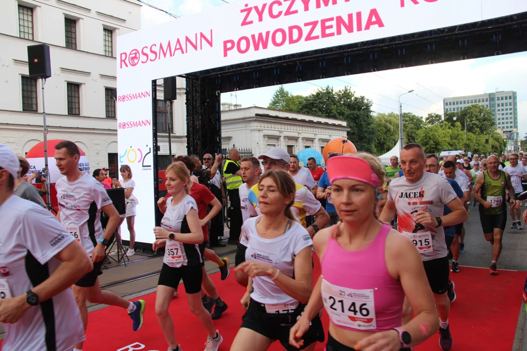 21. Bieg Ulicą Piotrkowską Rossmann Run w Łodzi