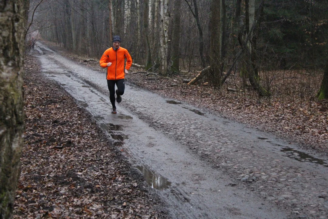 Walentynkowy parkrun w Lesie Łagiewnickim