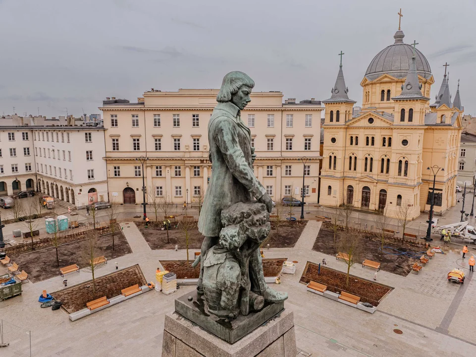 Koniec remontu placu Wolności w Łodzi