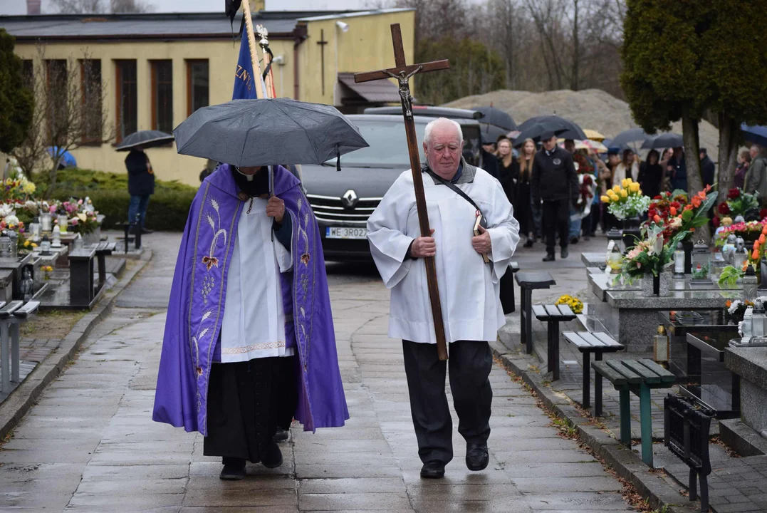 Pogrzeb Zenona Szumińskiego na cmentarzu w Zgierzu