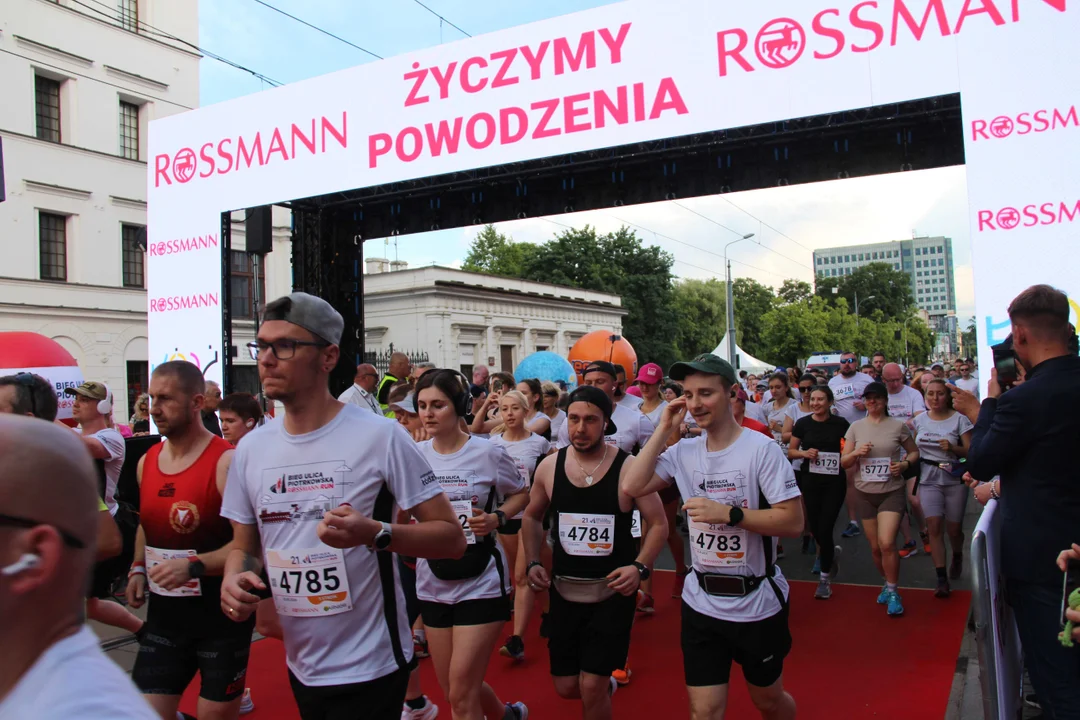 21. Bieg Ulicą Piotrkowską Rossmann Run w Łodzi