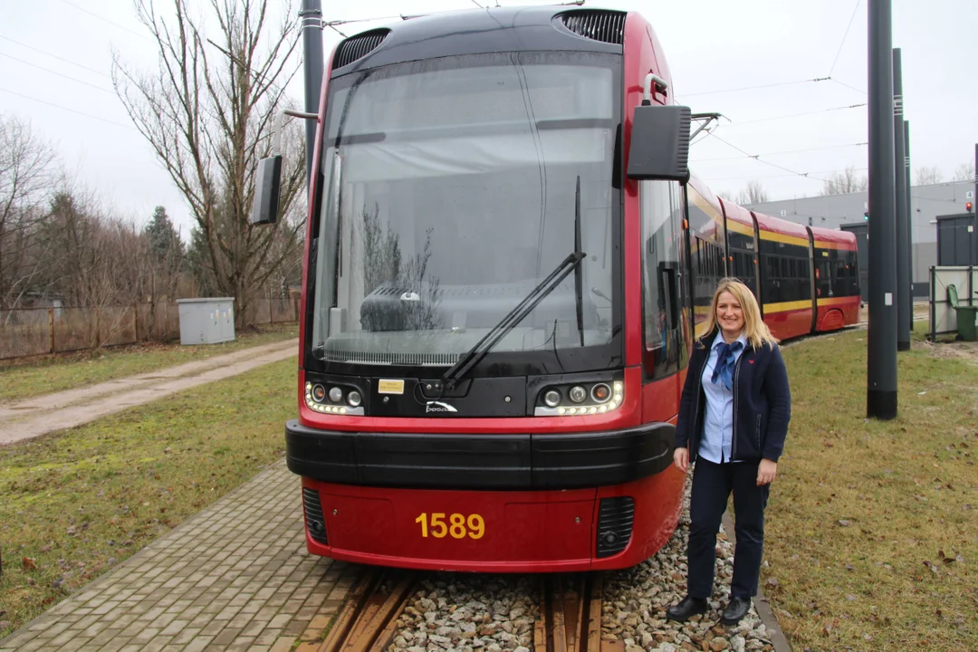 Renata Paradowska - motornicza MPK Łódź z 15-letnim stażem