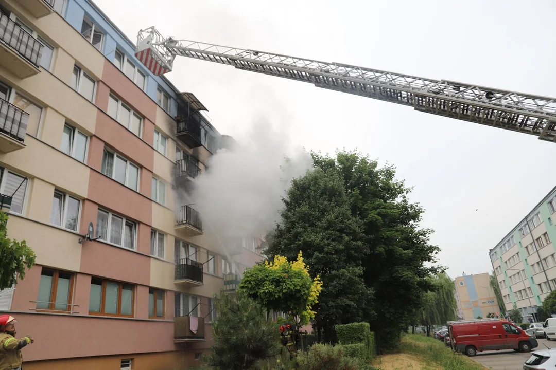 Straż pożarna komentuje pożar w Kutnie