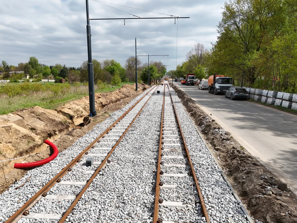 Przebudowa trasy tramwajowej Łódź - Konstantynów Łódzki