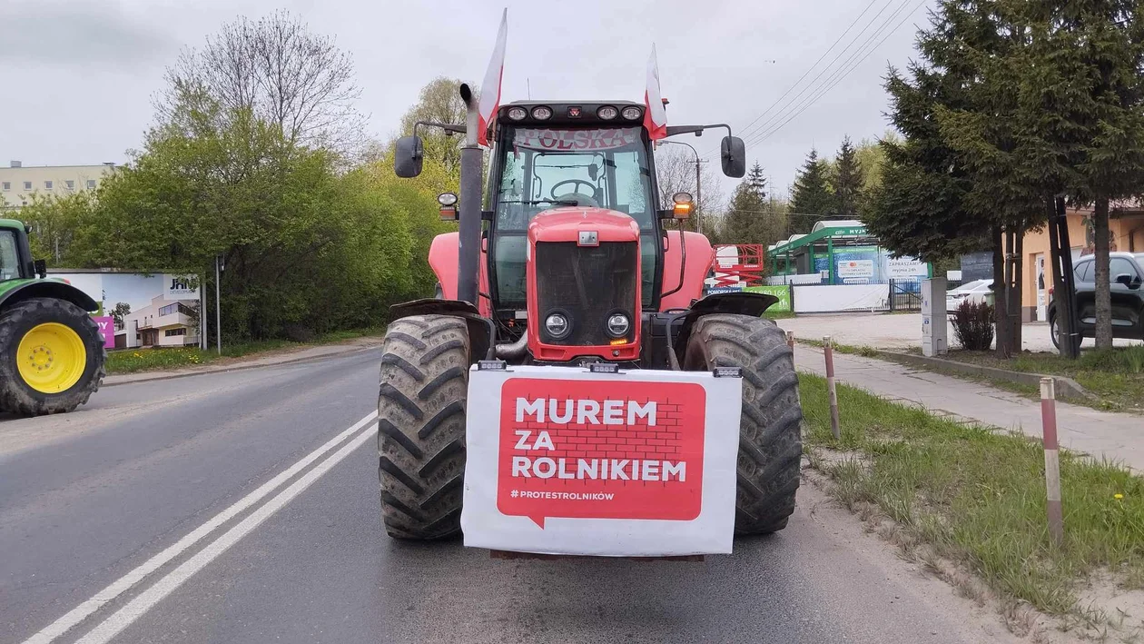 Protest rolników w Nowosolnej - 12.04.2024 r.